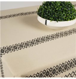 ETHNIC printed tablecloth, cotton, 140x250cm