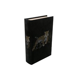 Book box Tiger L, velvet, 33x22x7cm