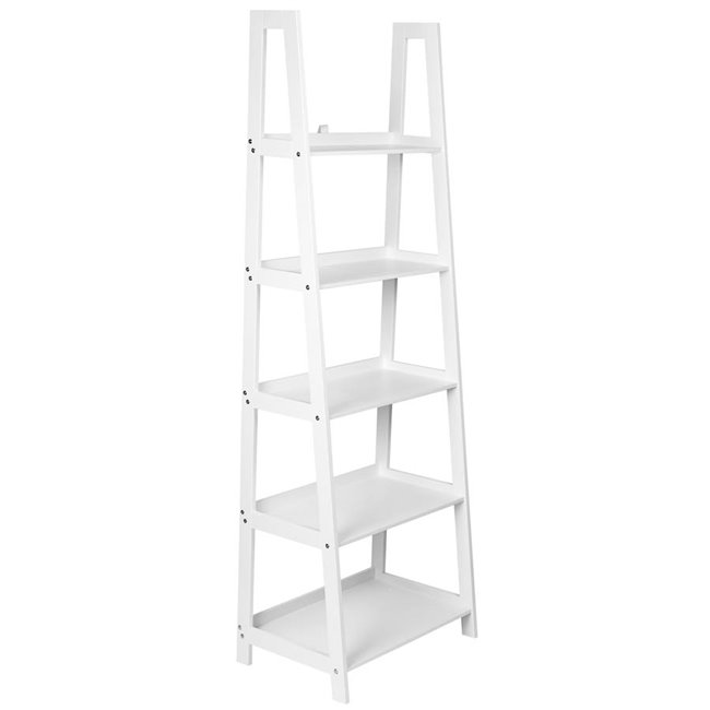 Bookcase Wally II, white, 63x40x180cm
