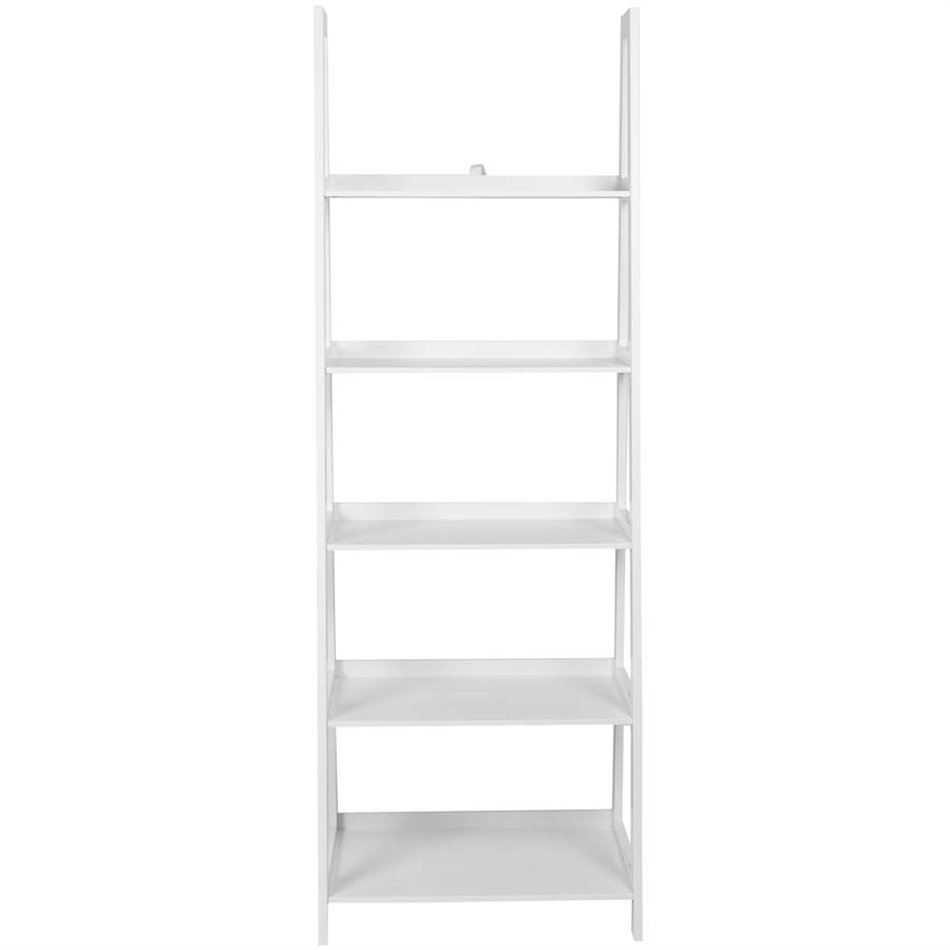 Bookcase Wally II, white, 63x40x180cm