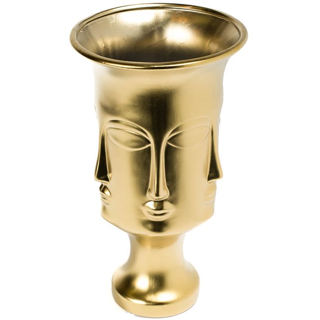 Vase Morella, gold, 19x19x35.6cm