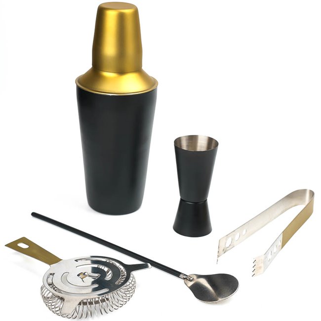 Cocktail set 5 pcs PETIT SALON, 18,5x14,5x14,5cm