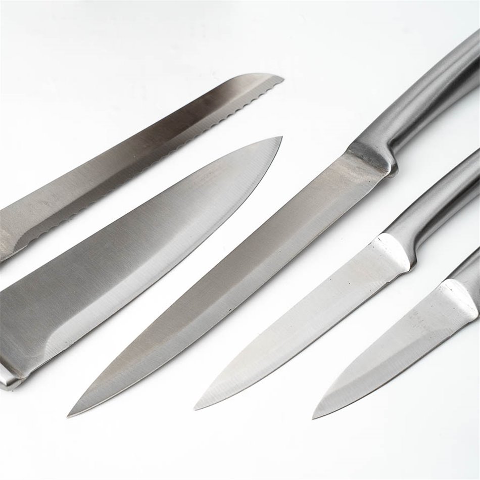 ACACIA knives stand, 5 knives, H35x10x10cm