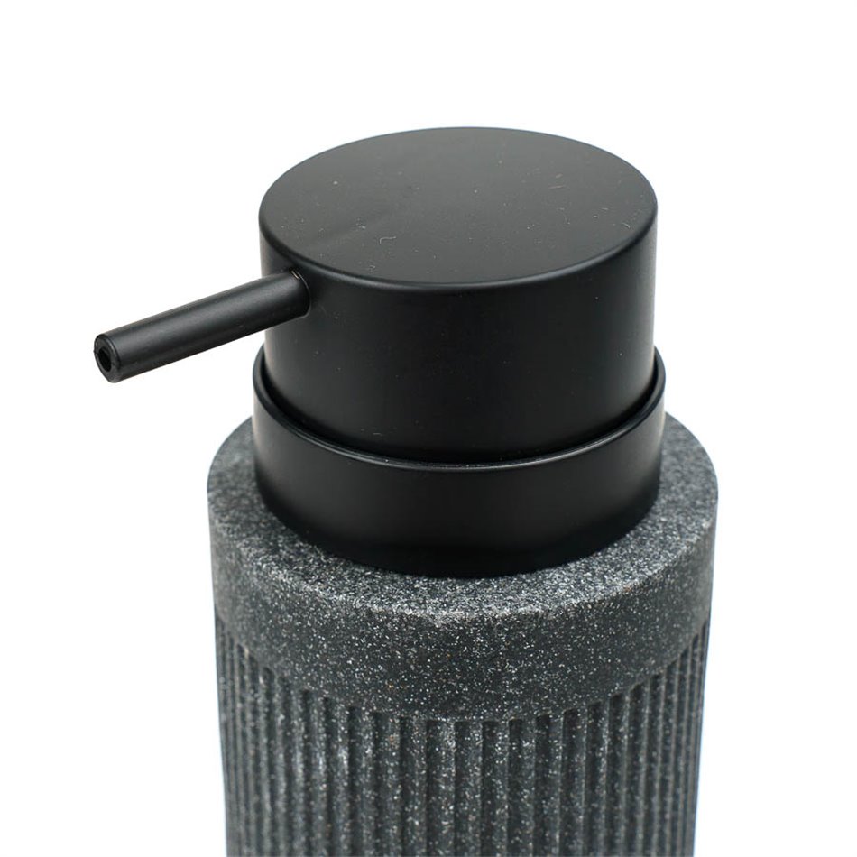 Soap dispenser Ardoise Onyx, H17,4x D7cm