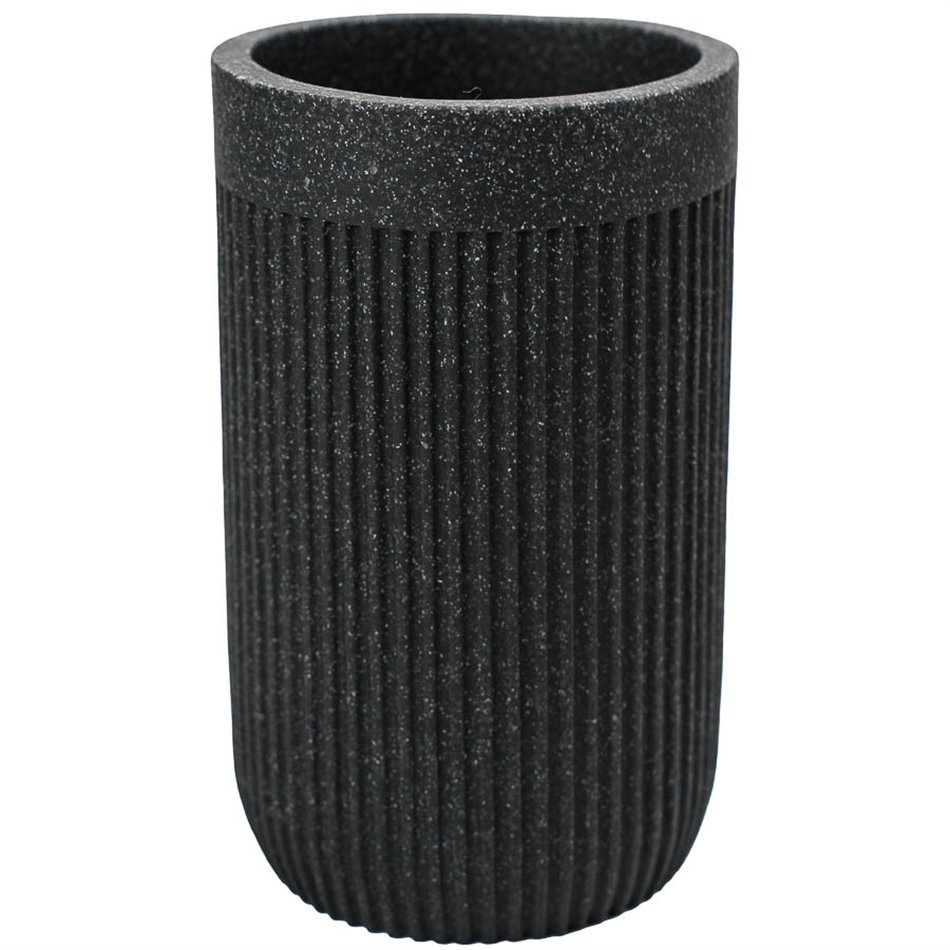 TUMBLER ARDOISE ONYX, H10,7xD7cm