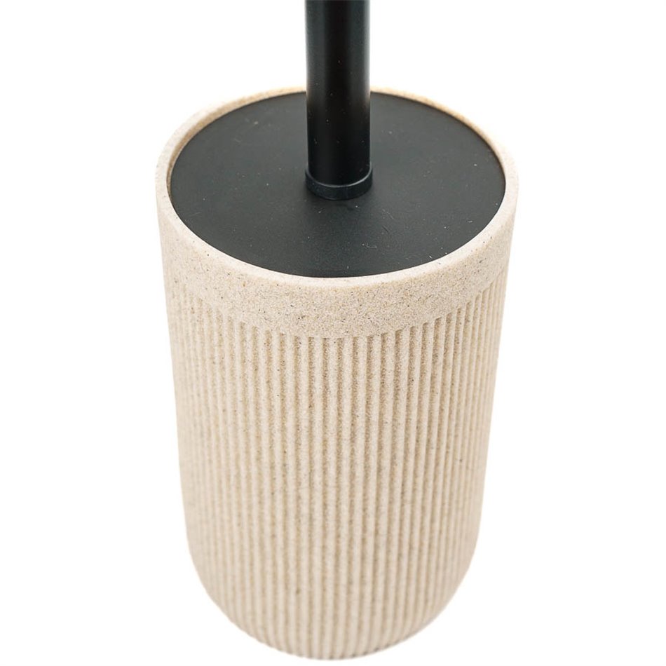 Toilet brush Lin Onyx, H40,2xD9,5cm