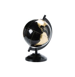 Dekors Globe Terre, melns, H22cm