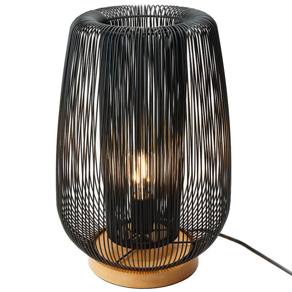 Table lamp  Noda, melna, H40.5cm