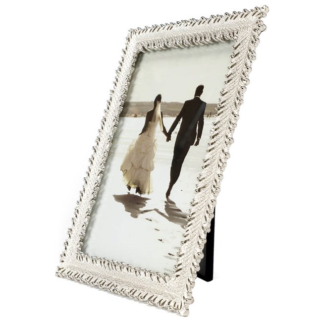 Photo frame Mango, nickel (silver tone) steel, 3x18cm   