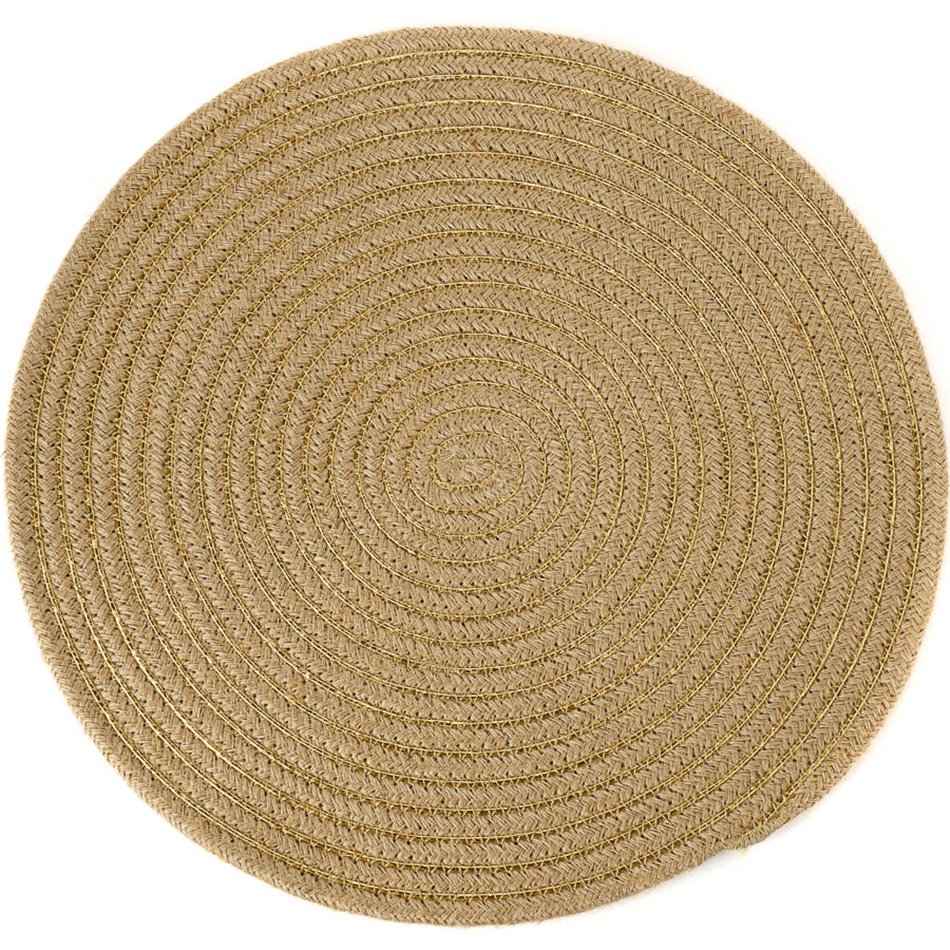 Placemat Abrupe, gold, DIA38CM