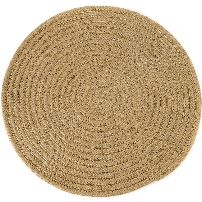 Placemat Abrupe, gold, DIA38CM