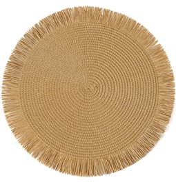 Paper placemat with fringes Abula, DIA38CM