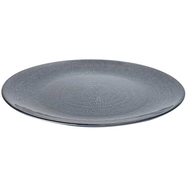 Dessert plate Aurore, grey, D21cm