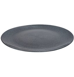 Diner plate Aurore, grey, D28cm