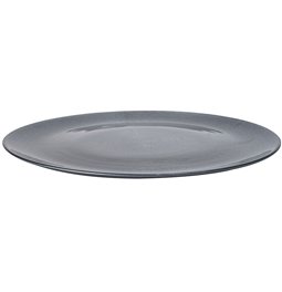 Serving plate Aurore, grey, D33cm