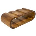 Acacia wood wine rack, 16x37.5x12cm