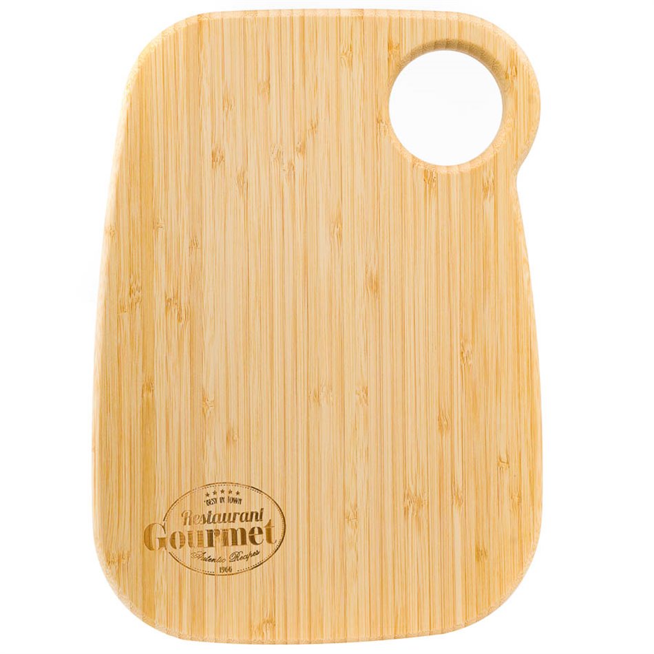 Bamboo board Restaurant gourmet, 24.5x17.3x1.6cm