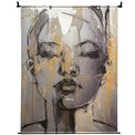 Wall hanging  Face Black, 170x140x3cm