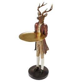 Dekoratīva figūra Reindeer ar paplāti, 62.5x34.5x20cm