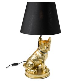 Dekoratīva galda lampa French Bulldog, H58.5  D33cm, E27 40W
