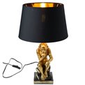 Dekoratīva galda lampa Monkey reading, H50.5 D31cm  E27 40W