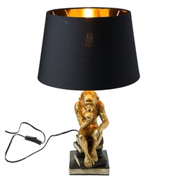 Decorative table lamp Monkey reading,  H50.5 D31cm  E27 40W