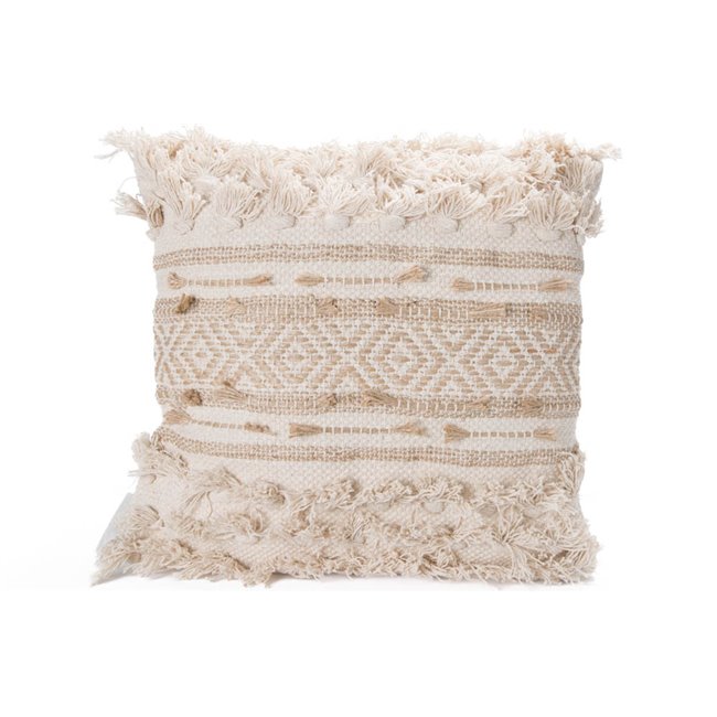 Decorative pillow 3D Pompons, 45x45cm