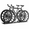 Black metal tissue holder Bicycle, 9.5x19x3cm