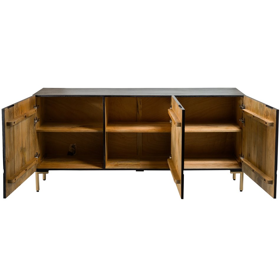 Sideboard Rhine Stone, mango wood, 75x38x160cm