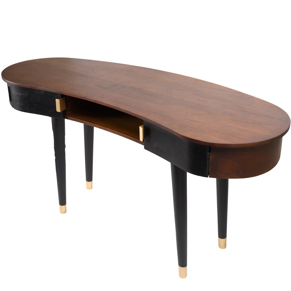 Writing desk, mango wood/metal, 78x150x56cm