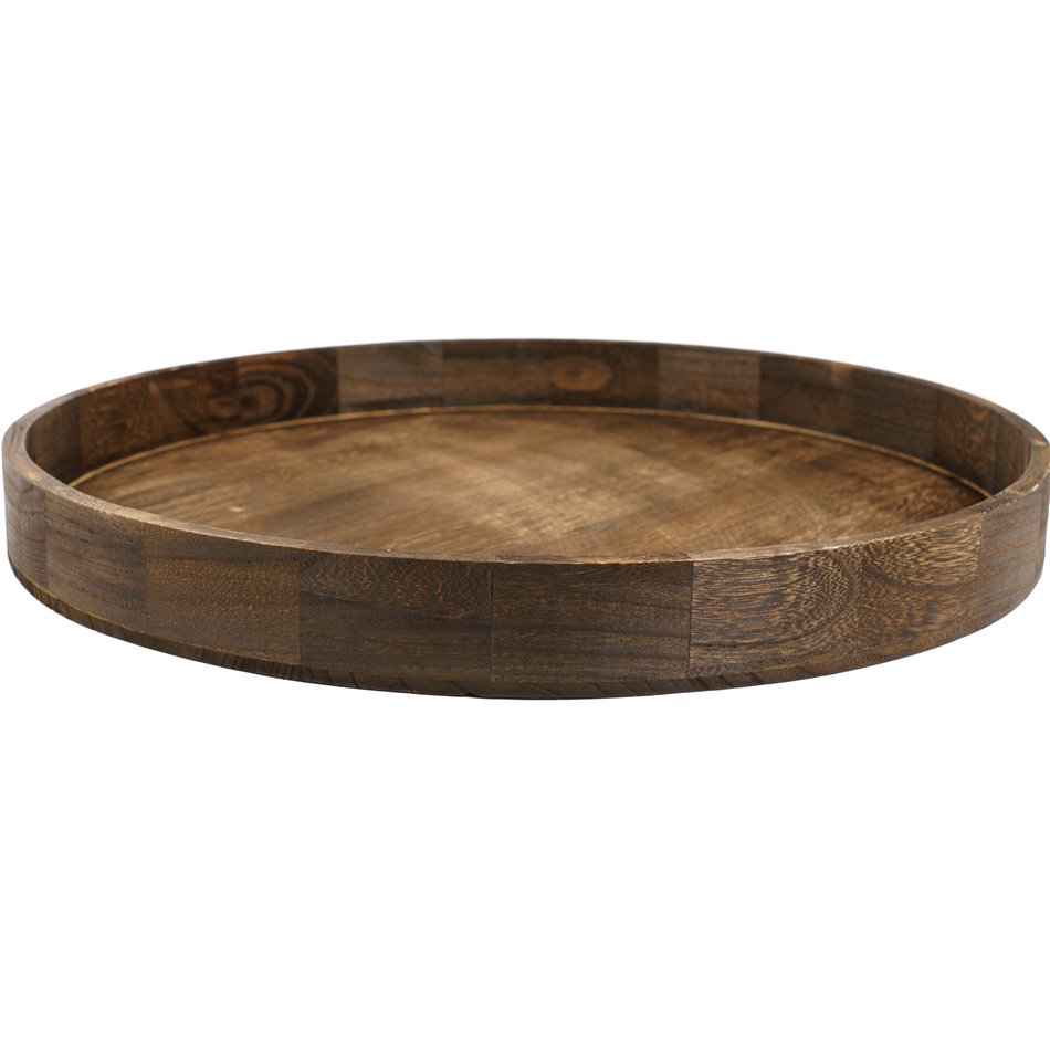 Tray L, wooden, brown, 6x61x61cm