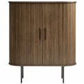 Cabinet Nola, oak veneer/MDF, H118x40x100cm