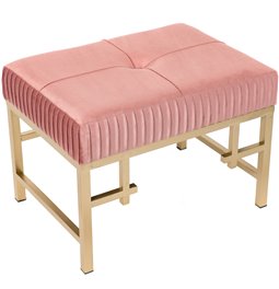 Bench  Madalena M, mauve, H36x48x35cm