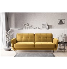 Sofa bed Ellis , Nube 45, yellow, H83x220x90