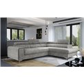 Corner sofa Elaurence R, Dora 90, gray, H92x278x205