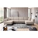 Corner sofa Elarco Symmetrical, Sola 18, beige, H90x362x191