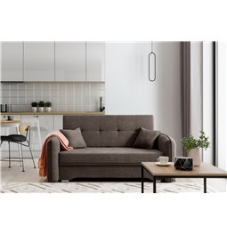 Диван-кровать Elaine , Poco 22, коричневый, H75x155x105