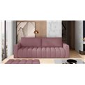 Диван-кровать Elazaro , Mat Velvet 63, розовый, H92x247x97
