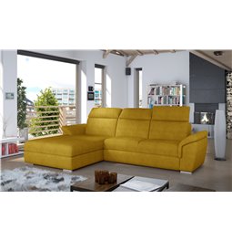 Угловой диван Eltrevisco L, Omega 68, желтый, H100x272x216