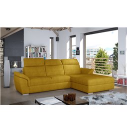 Угловой диван Eltrevisco R, Omega 68, желтый, H100x272x216