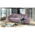 Sofa bed Elsgard , Soro 61, purple, H93x233x46