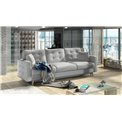 Sofa bed Elsgard , Solid 09, gray, H93x233x46