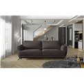 Sofa bed Elmego , Mat Velvet 29, brown, H90x242x95