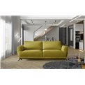Sofa bed Elmego , Monolith 48, yellow, H90x242x95