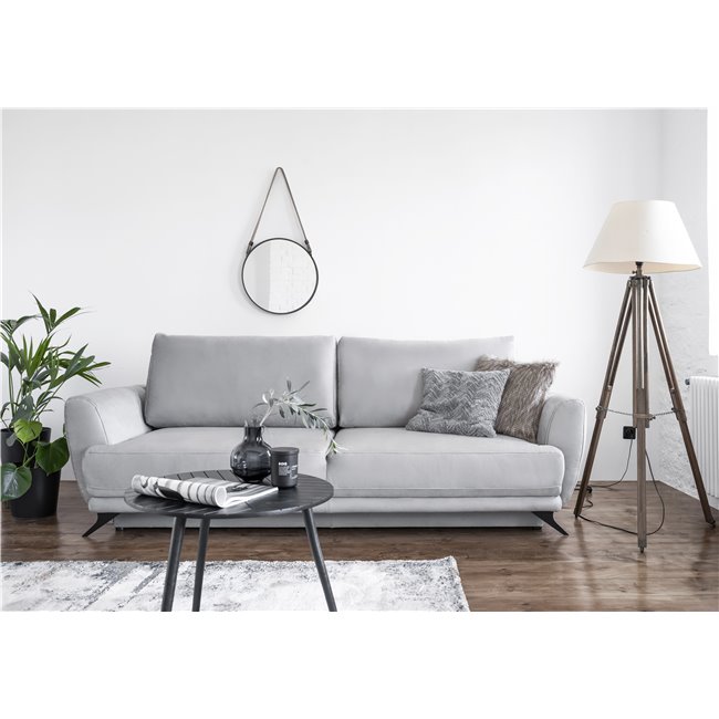 Sofa bed Elmego , Monolith 84, gray, H90x242x95
