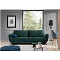 Sofa bed Elmego , Riviera 38, green, H90x242x95