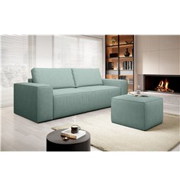 Sofa bed Elsilla , Poco 100, green, H96x260x104