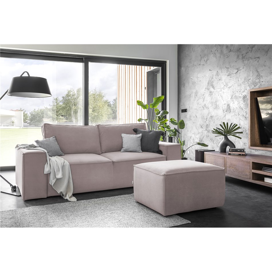 Guļamdīvāns Elsilla , Loco 24, rozā, H96x260x104