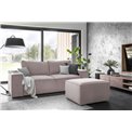 Sofa bed Elsilla , Loco 24, pink, H96x260x104