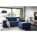 Sofa bed Elsilla , Loco 40, blue, H96x260x104